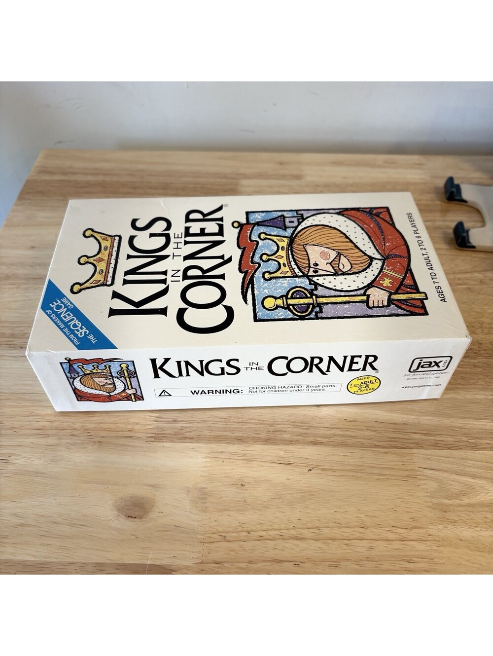 Kings In The Corner Card Game By Jax COMPLETE Family Strategy Game 1996 - Picture 8 of 9